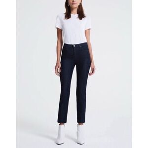 AG Adriano Goldschmied The Isabelle High Rise Straight Cropped Jeans Size 24